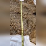 Robbie Bee Vintage  100% Silk   Brown Button-Up Maxi Dress SIZE:14WP ANIMAL PRINT Photo 5