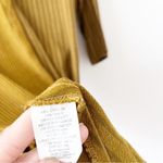 Lisa Bayne linen Blend Oversized Pinstriped Tunic Dress in Green Yellow Size L Photo 5