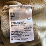 Alfani  Asymmetrical Metallic Beige Womens Long Sleeve Shirt Size Extra Large Photo 12