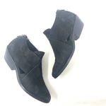 Eileen Fisher Cluster Cutout Booties Black Suede Size US 7.5 Photo 1