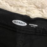 Old Navy Mid Rise Distressed Boyfriend Jean Shorts Black 4 Photo 5