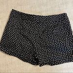 Cynthia Rowley Black Shorts with White Polka Dots Photo 2