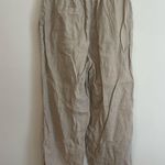 Quince European Linen Cropped Pants Size M in Driftwood Color Breathable Minimal Tan Size M Photo 3