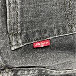 Levi's LEVI’S Wedgie Black Wash Button Fly High Rise Frayed Hem Skinny Jeans, Size 32 Photo 7