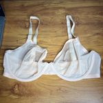 CUUP The Plunge Mesh Bra Size 38E Sand Cream Beige Sheer Underwire Photo 1