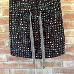 Anna Sui Anthropologie Silk Blend Mini Dress Women’s 8 Black Print Photo 2