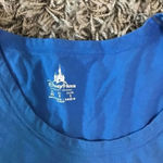 Disney  PARKS Blue Cropped Tee Tie Tropical Stitch Alien XS Photo 1