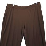 Susan Graver  Liquid Knit Pants Size 2X Chocolate Brown Photo 2