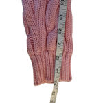 Ralph Lauren Lauren  Womens Large Pink Cable Knit Sweater Cowl Neck Preppy Cotton Photo 8