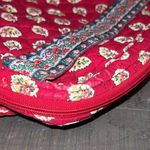 Vera Bradley  Shoulder Bag with Braided Strap in Red Leaf (Retired 1997) Photo 4