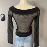 Mango  Openwork knit sweater, Black, XS Photo 1