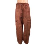 Urban Outfitters  BDG Brown High Rise Baggy Wide Leg Trousers Cargo Pants Size L Photo 1