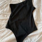 ZARA One Shoulder Black Bodysuit  Photo 0