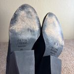 Eileen Fisher  Booties Sz 9.5 Black Nubuck Leather 'Even' Women's MSRP $258 EUC Photo 4