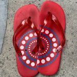 Old Navy 9/10  red flip flops Photo 1