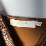 ASTR the label Come Slither Sleeveless Faux Animal Mini Dress | S Photo 1