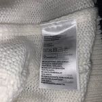 H&M Divided V Neck cable knit ivory oversized preppy sweater size Small Photo 6