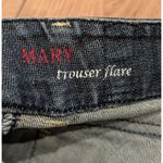 Peoples Liberation Womens 30‎ Mary Trouser Flare Jeans Dark Faded Denim Star Blue Photo 2
