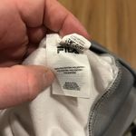 FILA White and Gray Track Bomber Jacket Size Medium Photo 3