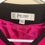 Jones Studio  Pink & Black Open Front Blazer(Size 12P) Photo 4