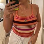 Free People Striped Sleeveless Woven Body Suit Photo 0