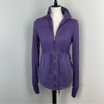 Lululemon  Inner Peace Reversible Jacket Concord Grape Sz 6 Full Zip Photo 10