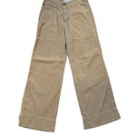 VELVET By Graham & Spencer Vera Corduroy Wide Leg Pant Size 0 Tan Photo 0