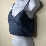 Aerie NEW  Blue Take Charge Sweater Corset Tank Women's Medium Photo 2