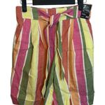 New York & Co. NWT NY & Company Colorful Striped Pull On 8” Shorts Photo 0