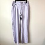 Naked Wardrobe  Faux‎ Leather Croc Straight Leg Pants Lavender Purple XL Photo 2