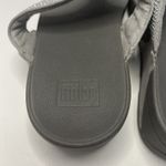 FitFlop  Flare Bling Crystals Toe Post Sandals Size 11 Leather Flip Flop Cushion Photo 6