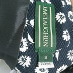 J. McLaughlin  10 Cotton Sleeveless Floral Crop Top in White on Black Photo 7