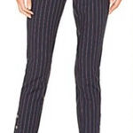 Rag and Bone Simone Snap Pant in Navy Blue Stripe Size US 14 Photo 0