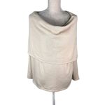 Sugar Lips Sweater Off Shoulder M/L Cream Long Sleeve New Photo 12