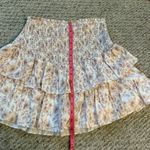 Intermix  Mariah Ruffled Floral Voile Mini Skirt In Multi- Size Medium Photo 10