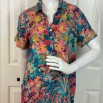 Soft Surroundings  Vibrant Floral Coverup Photo 1