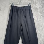 Dylani Knitwear Pants Womens S Black High Waist Wide Leg Pull On Minimalist Photo 4