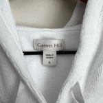 Garnet Hill  white Terry hoodie long Sleeve oversized Organic Cotton S Photo 3