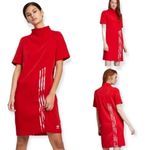 Adidas x Danielle Cathari Red Mock Neck Mini Tech Dress Athletic Designer Collab Photo 1