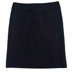 Philosophy di Alberta Ferretti Size 4 Black Metallic Pinstripe Pencil Mini Skirt Photo 0