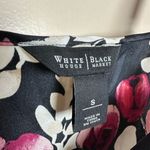 White House | Black Market SALE! Black Floral WHBM Lace Silk Cami Size S EUC Photo 5