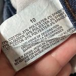 Nine West Jeans SAMS SANTA MONICA Straight Leg Dark Wash Stretch size 10 HEMMED Photo 12