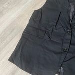 WOMAN Vest Coat Lined Button TOP Black Size undefined Photo 1