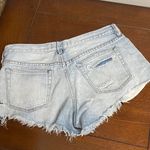 We The Free Light Wash distressed Frayed Jean Shorts size 28 Photo 4