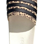 Adidas NWT  Shower Slide Slip on Shoes in Adilette White and Leopard Print Photo 0