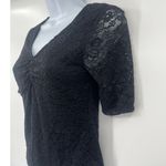 No Boundaries Y2K  Lace Babydoll Womens Top XS Black Whimsigoth Festival Coquette Photo 4