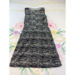 Tabitha anthropologie Sleeveless Tweed Dress Gray Black White Career Party 4 Photo 2