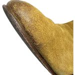 Maje  Suede Tan Fringe Western Ankle Bootie Size 38 / 7.5 Photo 4