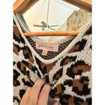 Philosophy Animal Print Crew Neck Sweater Size XS Photo 2