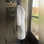 Vintage Luelle zipper front white turquoise beaded western dress, size small Photo 6